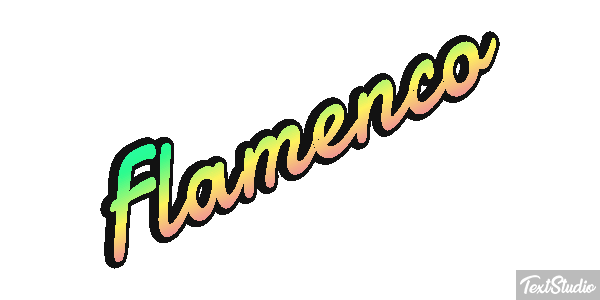Flamenco Texteffekt