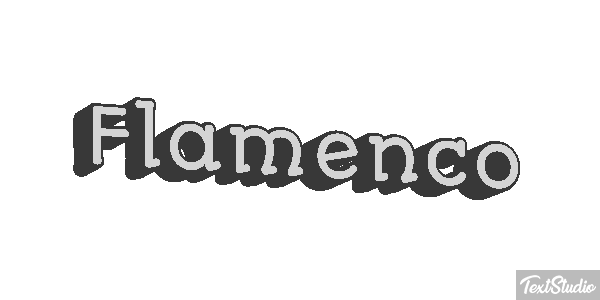 Flamenco Texteffekt