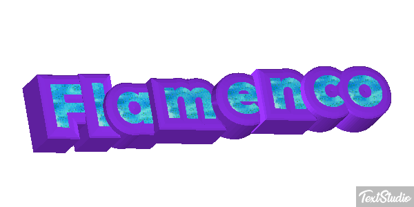 Flamenco Texteffekt