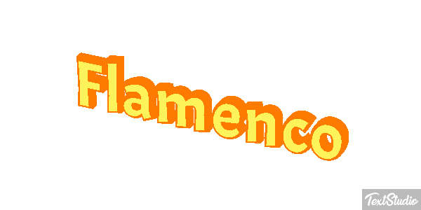 Flamenco Texteffekt