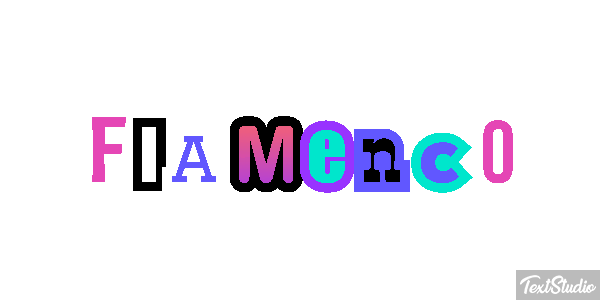 Flamenco Texteffekt