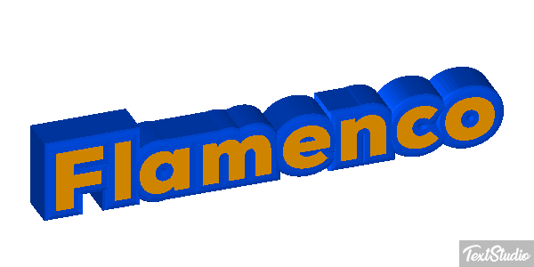 Flamenco Texteffekt