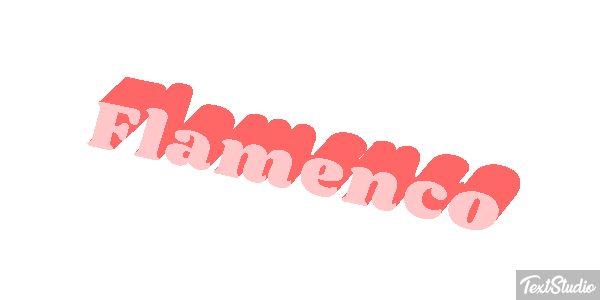 Flamenco Texteffekt