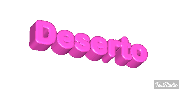 Deserto Efeito do texto