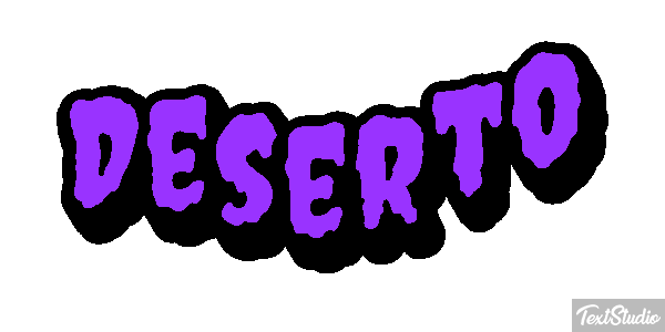 Deserto Efeito do texto
