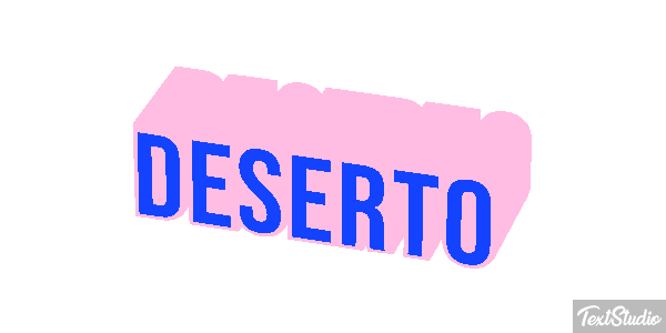 Deserto Efeito do texto