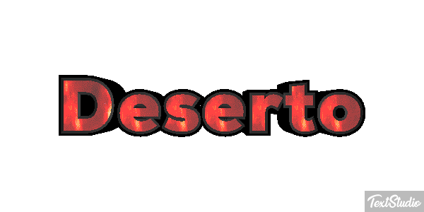 Deserto Efeito do texto