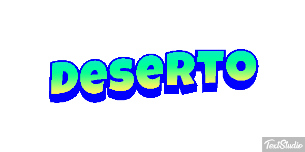 Deserto Efeito do texto
