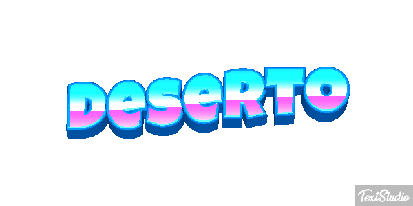 Deserto Efeito do texto