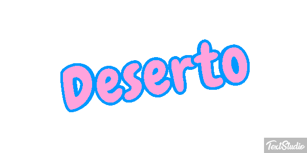 Deserto Efeito do texto