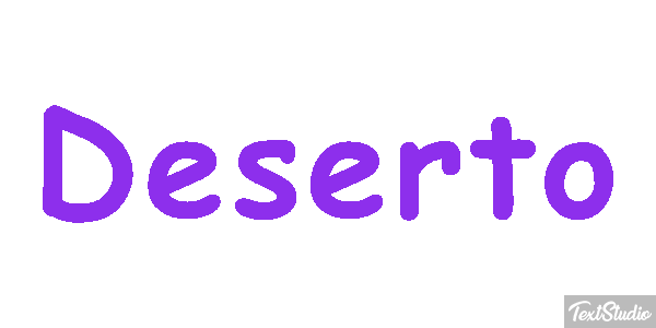 Deserto Efeito do texto