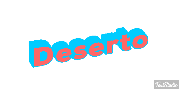 Deserto Efeito do texto
