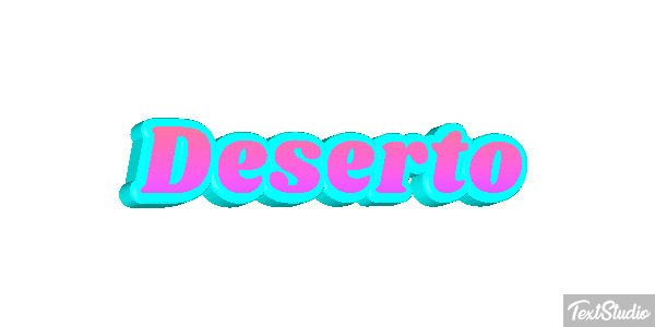 Deserto Efeito do texto