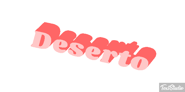 Deserto Efeito do texto