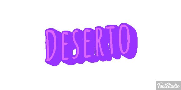 Deserto Efeito do texto