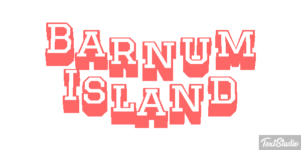 Barnum Island Efekt tekstowy