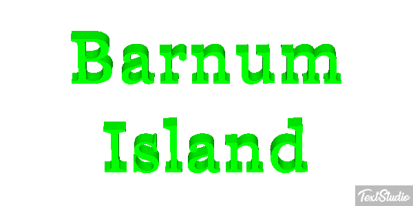 Barnum Island Efekt tekstowy