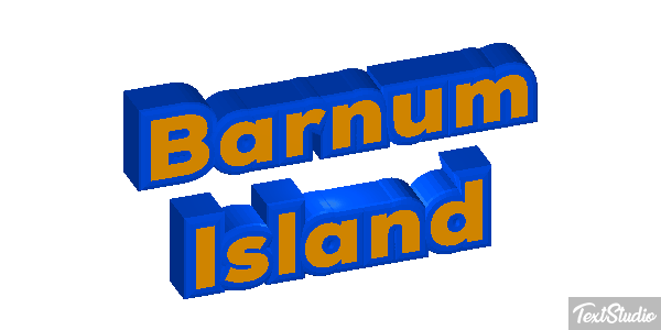 Barnum Island Efekt tekstowy