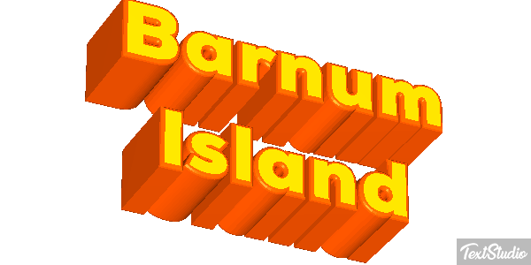 Barnum Island Efekt tekstowy
