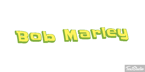 Bob Marley Efecto de texto