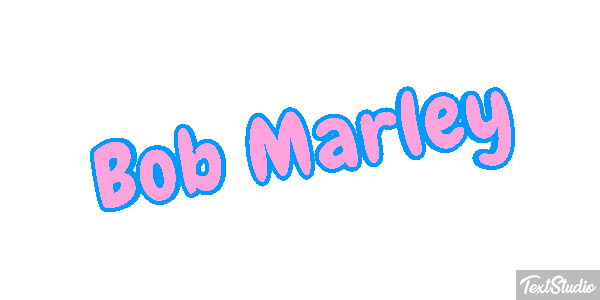 Bob Marley Efecto de texto