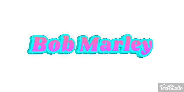 Bob Marley Efecto de texto