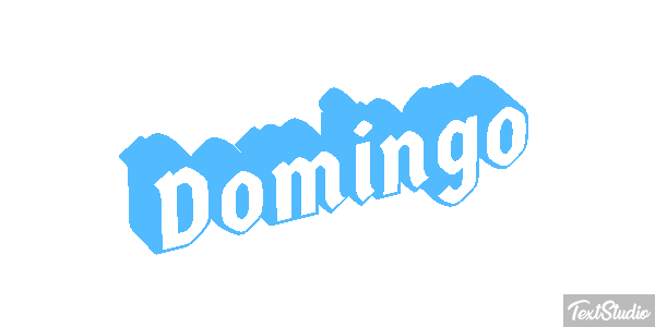 Domingo Effetto testo