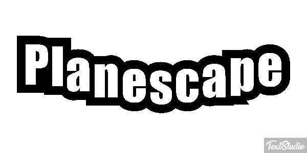 Planescape Text effect