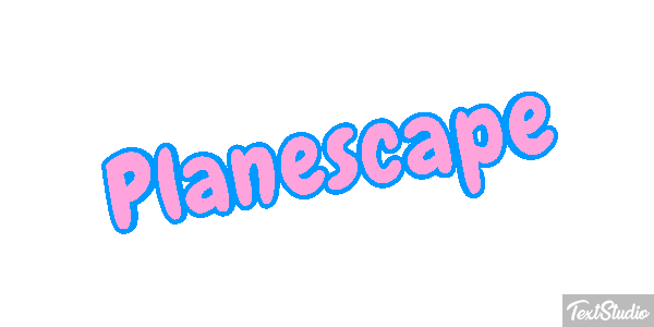Planescape Text effect
