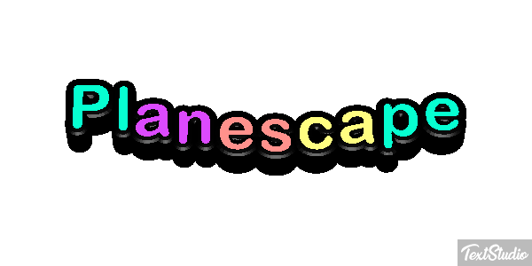 Planescape Text effect