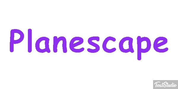 Planescape Text effect
