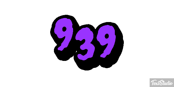939 Text effect