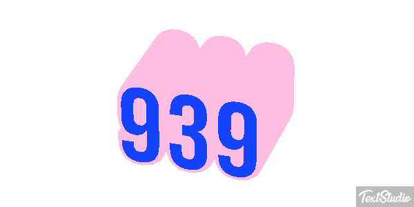 939 Text effect