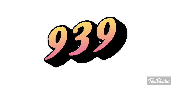 939 Text effect