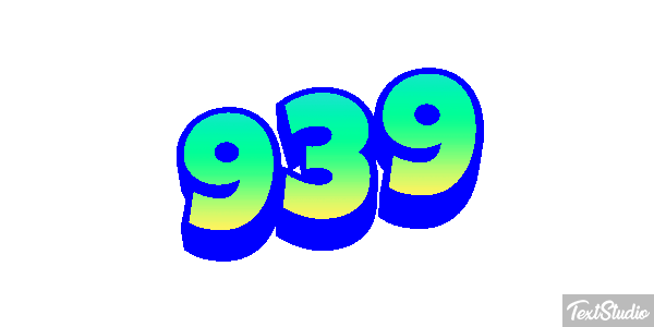 939 Text effect