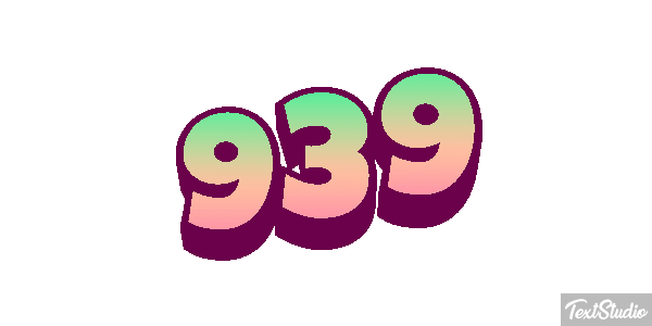 939 Text effect