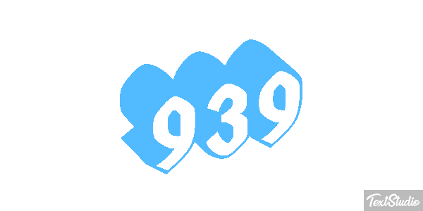 939 Text effect