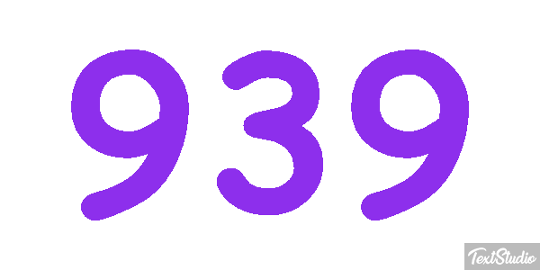 939 Text effect