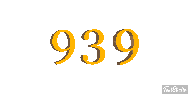 939 Text effect