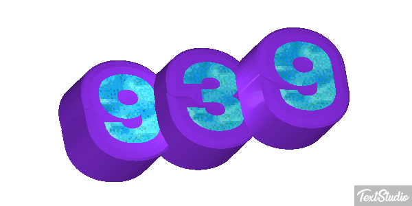 939 Text effect