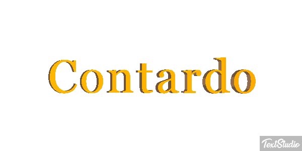 Contardo Effetto testo