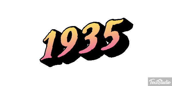 1935 Efekt tekstowy
