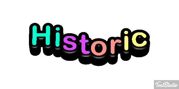 Historic Efecto de texto