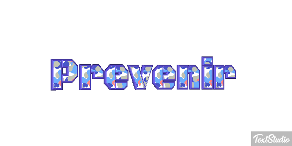 Prévenir Текстовый эффект