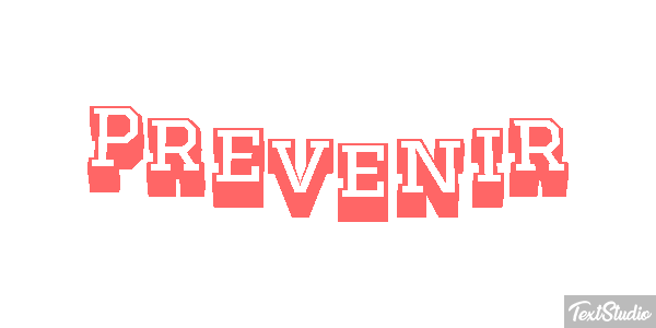 Prévenir Текстовый эффект