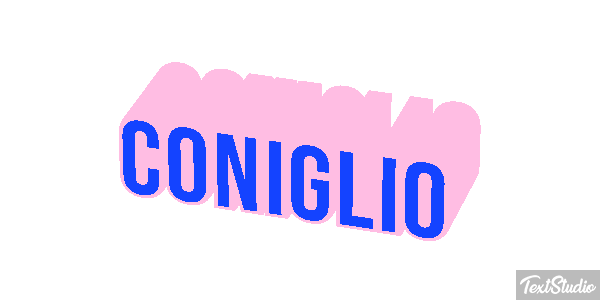 Coniglio Efecto de texto