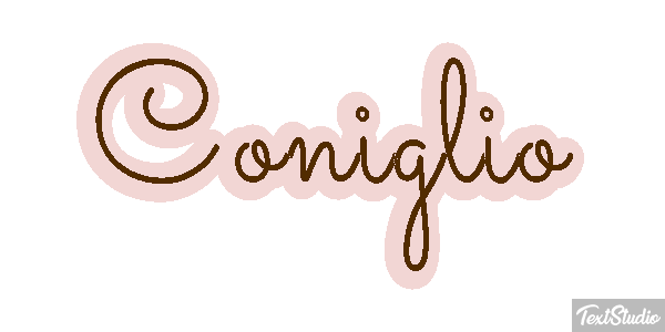Coniglio Efecto de texto