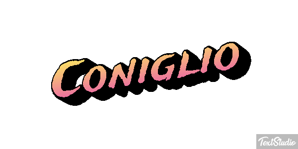Coniglio Efecto de texto