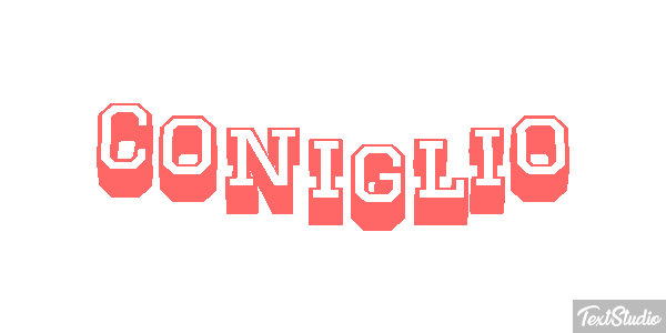 Coniglio Efecto de texto