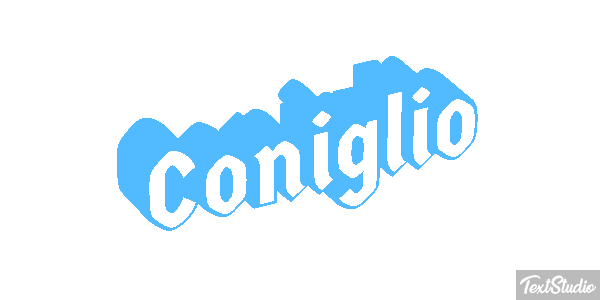 Coniglio Efecto de texto